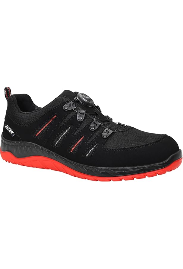Elten Maddox BOA Black-Red Mid ESD S3 kopen