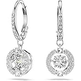 Swarovski Una Colección pendientes colgantes, talla redonda