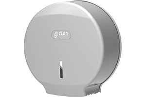 Clar Systems P3000PP Dispensador de Papel Higiénico en Rollo, Acero Líquido