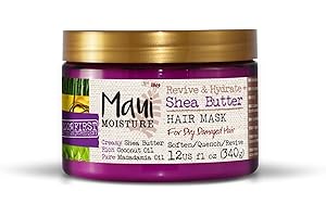 Maui Moisture Shea Butter Hair Mask for Dry Damaged Hair, 340g