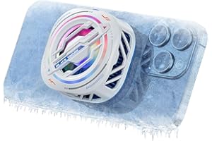 Black Shark Enfriador magnético para teléfono celular, ventilador de refrigeración RGB portátil ligero para teléfono móvil, radiador de teléfono con mayor área de refrigeración para