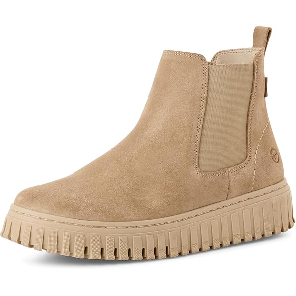 Tamaris 1-25403-43 Chelsea-laarzen voor dames, zwart leder, 40 EU