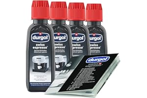 Tchibo Durgol Swiss Espresso specjalny odkamieniacz, 4 butelki po 125 ml, do ekspresów do kawy