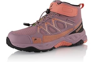 Fusskleidung® Damen Herren Winterstiefel wasserdichte Warm Gefütterte Wanderschuhe