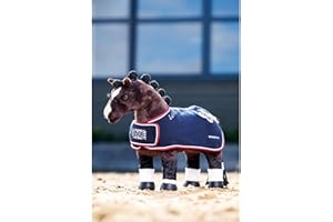 LeMieux Toy Pony Winners - Alfombra de forro polar azul marino, adornos decorativos de cadera, ponis de juguete perfectos, adecuada para mayores de 3 años