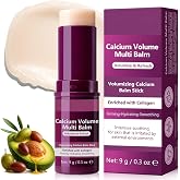 Calcium Multi Balm Stick, Calcium Volume Multi Balm - Collagen Moisturizing Stick for Face, Eyes and Neck, Moisturizing and F