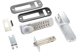 ERA Mechanical Digital Door Lock with Holdback - Satin