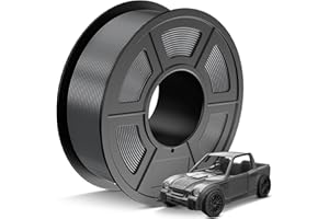 JAYO PETG filament 1,75 mm, szary, 1,1 kg, PETG o dużej wytrzymałości, dokładność pomiaru +/- 0,02 mm, szpula 1,1 kg, do większości drukarek FDM 3D