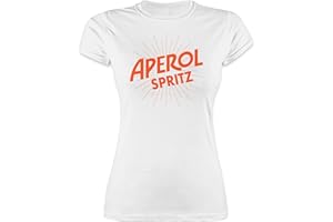 Shirtracer - Shirt Damen - & Fasching - Aperol Spritz Kostüm I Karneval Kostüm Aperol Spritz