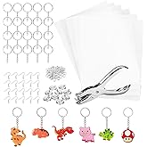 Neylokfen Schrumpffolie 10 Stück A4 - Transparent Für Bastelprojekte | DIY Schmuck & Schlüsselanhänger