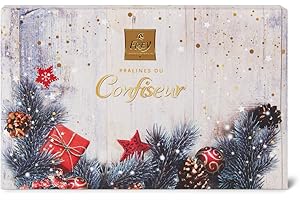Frey Pralinés du Confiseur Avent 262g - Assortiment de Pralines Fourrées à Offrir - Emballage cadeau de Noël - Chocolat Suisse Certifié UTZ