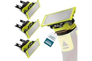 POWAKKA Lamette di ricambio compatibili con One Blade (X3) T-Blade Testine Per Rasoio Elettrico Uomo Taglio Preciso Senza Irritazioni Per Barba Viso Collocompatibili con Oneblade