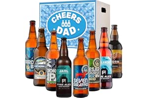 Liquid Vault Scottish Real Ale Fathers Day 8-Pack - 5% ABV - Unwrap the Spirit of Scotland with Premium Real Ales - Ideal Fathers Day Gift Set for Dad