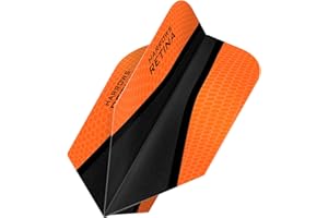 DARTS CORNER Harrows retina-x dardos – 5 juegos (15) – 100 micras Extra fuerte – Slim – Naranja