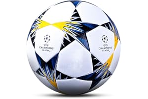 LDLXDR Ballons Match Football- Ballon d'entraînement Toutes Les Tailles 5 4 Match Officiel Adultes Junior Football Futsal