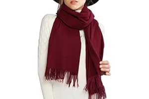RIIQIICHY Pashmina Schal Damen Winter Schals Tücher Stola Festlich für Abendkleider Damenschal Winterschal Kuschelig