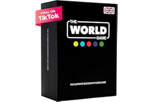 The World Game - Geography Card Game - Educational Board Game for Kids, Family & Adults - Learning Game for Teenage Boys & Girls