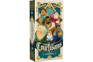Blackrock Games COURTISANS - Jeu de Cartes et de Bluff - 8 Ans et Plus - idéal Entre Amis et en Famille - Jeu de société - Tactique - Intrigue - Catch Up Games