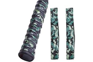 AMIJOUX 2Packs 44" 0.8MM Bat Grip Tape per Baseball Comode e Morbide Impugnature per Pipistrelli Impugnatura Facile per Softball Manopole Hockey su Ghiaccio Precut e Sostituzione PRO Feel per Nastri