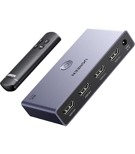 Promo UGREEN HDMI Switcher 3 In 1 Out 4K HD 1080P With Remote 40234 Ugreen 80125 A7f0f - 10