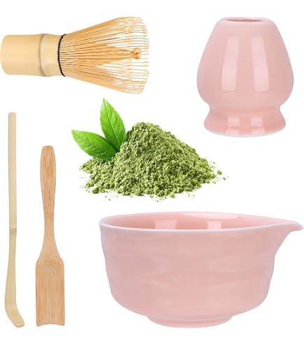 3-teiliges Matcha-Set – Schneebesen, Teeschaufel & Sieb, Für Perfekten Matcha-Tee Zu Hause