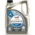 TotalEnergies Quartz 7000 10W40 Engine Oil - ACEA A3/B4, API SN/CF - Clean-Shield Technology - Synthetic Motor Oil Lubricant - 5L