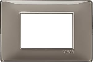 VIMAR 3 Module Faceplate – Ash