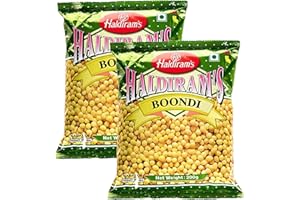 SARAS FLAVOURS OF ASIA Haldiram's Boondi Plain 200G (paquete de 2)