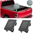 Moonlinks Bed Rail Stake Pocket Covers Compatible with Dodge Ram 1500 2500 3500 2009-2018,Ram Stake Hole Plugs,Rear Truck Tonneau Covers Stake Holes Caps Plugs Bed Rail Stake Pocket Cover (2 PCS)