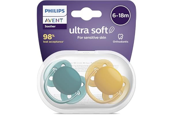 Philips Avent Lot de 2 sucettes (modèle SCF091/04)