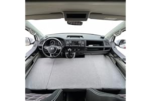 K´Foam Store Colchón Plegable Cama Delantera para Volkswagen VW T4, T5, T6 y T6.1 Transporter, Multivan, Caravelle, California Beach, Eurovan, Ocean, Furgoneta Camper