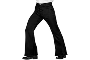 W WIDMANN MILANO Party Fashion - 70er Jahre Herrenhose, Disco Style, Schlaghose, Faschingskostüme