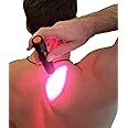 Cold Laser Therapy Device Low Level Red Light 650nm for Body Pain Relief + Rechargeable Battery, Charger, Wooden Box