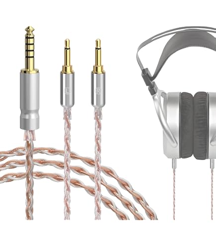 Cavo Prolunga Per Cuffie In Argento Puro 100% 1,2m | Bilanciato 4,4 Mm Maschio-doppia Femmina, Compatibile Con NW-WM1Z - 4