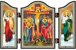 NKlaus 1428 Kreuzigung Christi christliche Ikone Raspjatie Hristovo reise Altar