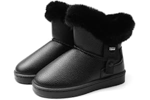 Apawwa Stivaletti Bambina Invernali Stivali Da Neve Da Ragazza Stivali Morbidi E Caldi Da Ragazza Stivali Di Pelliccia Da Ragazza