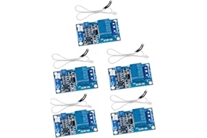 GERUI XH-M131 Lot de 5 modules de relais de résistance photo DC 5-12 V Interrupteur de contrôle de la lumière