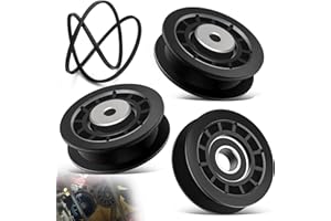 DECKMAN 2x587973001, 1x587969201 Riemenscheiben und 1x580364609 Riemen- und Riemenscheibenset, kompatibel mit Husqvarna AWD Riemenreparatur-Set, für Husqvarna L 321AHX, L 321AH, 5879730, 5811 904000 1