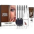 2 in 1 Tint Kit, Professional Eyelash & Eyebrow Kit, Lasting for 6 Weeks DIY Hair Dying for Salon Home Use 5ml (Coffee (COFFEE)
