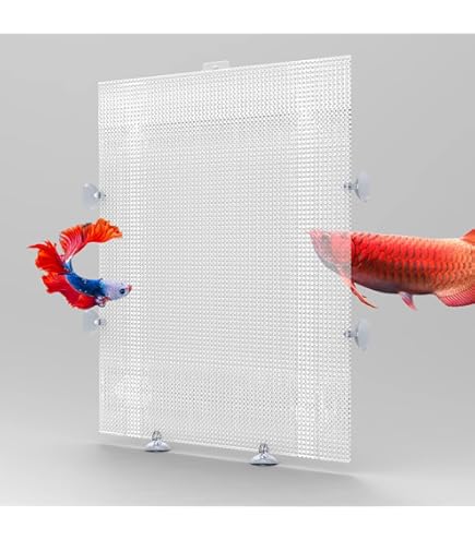 4 Divisori Griglia Per Acquario - PP Con Ventose, 30x15cm E 30x30cm - Foto 9