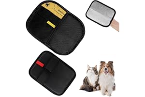 INQUIRLLY Gant de Toilettage Double Face pour Animaux de Compagnie, Gants d'éPilation d'animaux pour Chien et Chat, Gant Anti Poils Animaux, Brosse pour Chat et Chien RéUtilisables