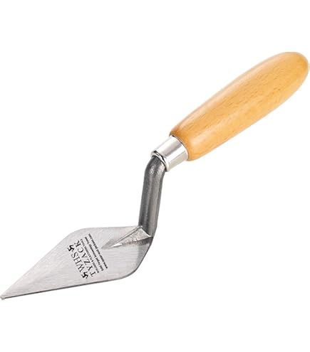 Truelle Italienne Carrée En Acier 16 Cm REVEX 26222 - Pour Maçonnerie, Ciment Et Crépis