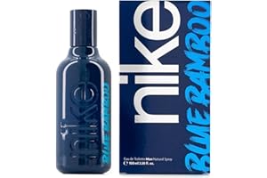 NIKE - Blue Bamboo, Cologne pour homme, 100 ml, parfum en vaporisateur, eau de toilette naturelle et masculine, senteur marine boisée aromatique, parfum frais et durable