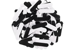 RosewineC 100 Stücke Mini Nagelfeile 100/180 Grit Klein Nail File Einmal Nagelfeilen Nagelpilz Fußnägel Doppelseitige Grobe Feilen Nägel Profi Nail Feilen Maniküre Werkzeuge für Gelnägel