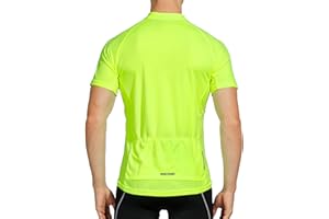 INBIKE Maillot Ciclismo Hombre Verano Transpirable Elástico Ropa Bicicleta MTB Camiseta Ciclismo Manga Corta 100% Poliéster