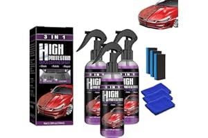 PUKMQU 3 in 1 Beschichtungsspray, 3 in 1 Beschichtungsspray Original, Beschichtungsspray, All-in-One Pflege-Set, 3 in 1 Auto Beschichtungsspray (3PCS)
