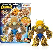 CRAZE Stretchy Legends Minis Double - 2-pack elastische actiefiguren voor kinderen, kleverige en rekbare superheldenfiguren om te verzamelen