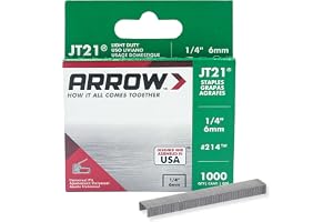Arrow Staples Jt21 Box 1000-1/4"