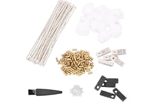 POFIBO Set di accessori per accendino a benzina, pacchetto di pezzi di ricambio per la riparazione dell'accendino, inclusi pietra focaia, cotone idrofilo, stoppino, guarnizione, feltro, spazzola e cacciavite