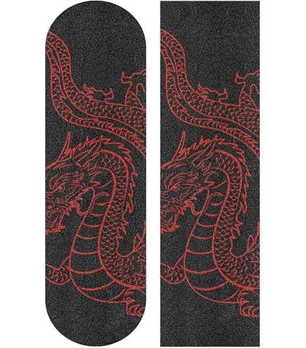 Décoration Skateboard Motif Animal KAAVIYO Grip Skateboard Licorne Arc-En-Ciel - Antidérapant Auto Griptape Skateboard Peau Léopard